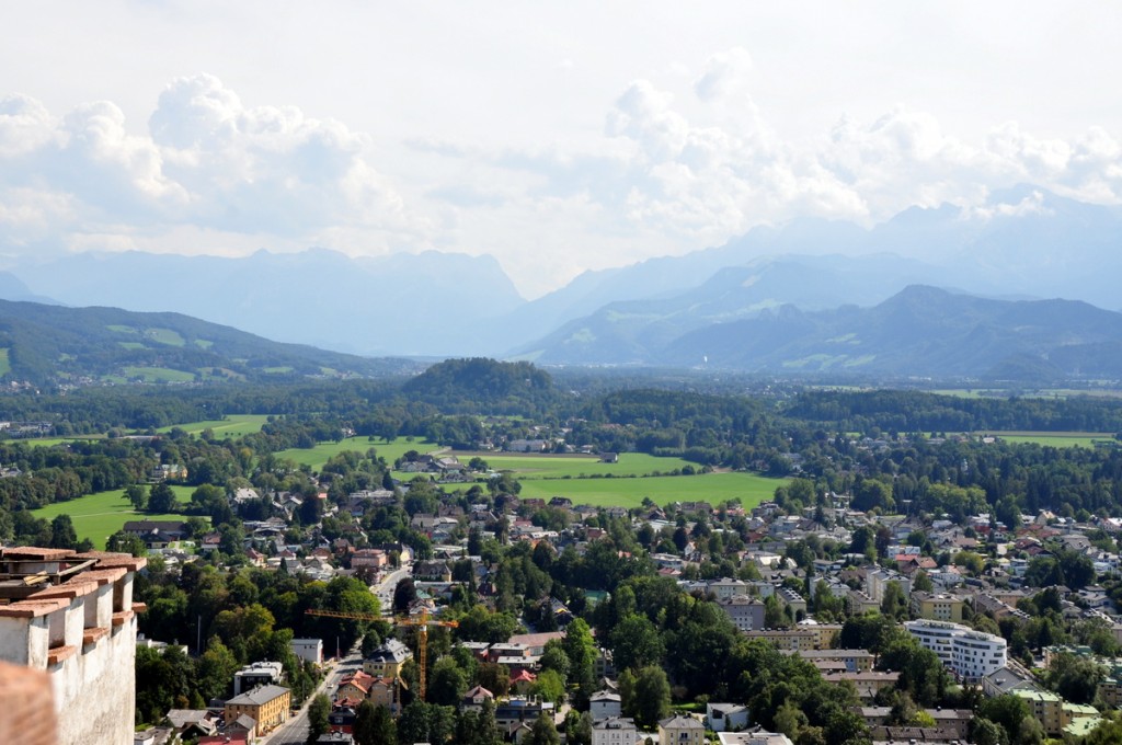 We took the funicular up to Salzburg Castle, or Hohensalzburg, and really enjoyed wandering around - although the interior wasn't much to speak of, the views were magnificent.